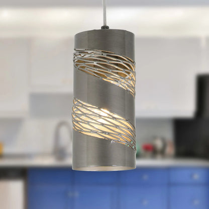 Flow Cylinder Mini Pendant by Varaluz. Made from unique in a modern style.