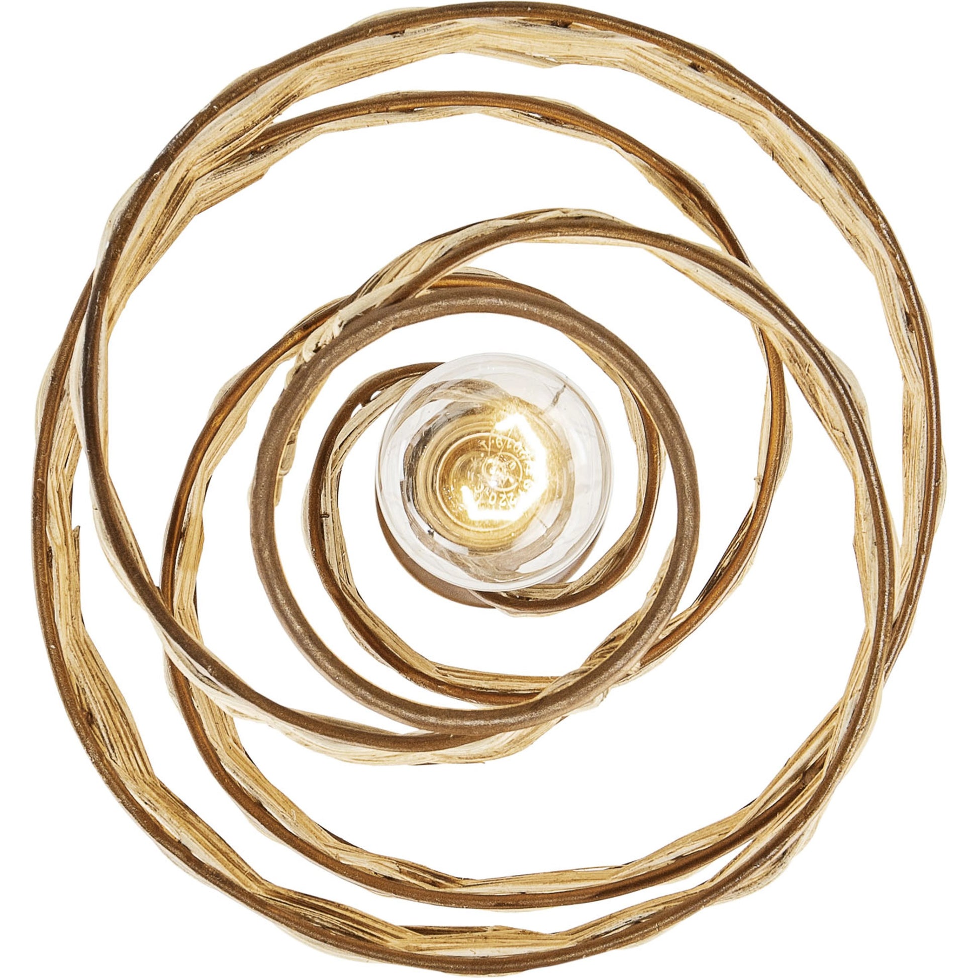 Flow II Twist Mini Pendant by Varaluz in baguette/natural rattan. Made from unique in a modern style.