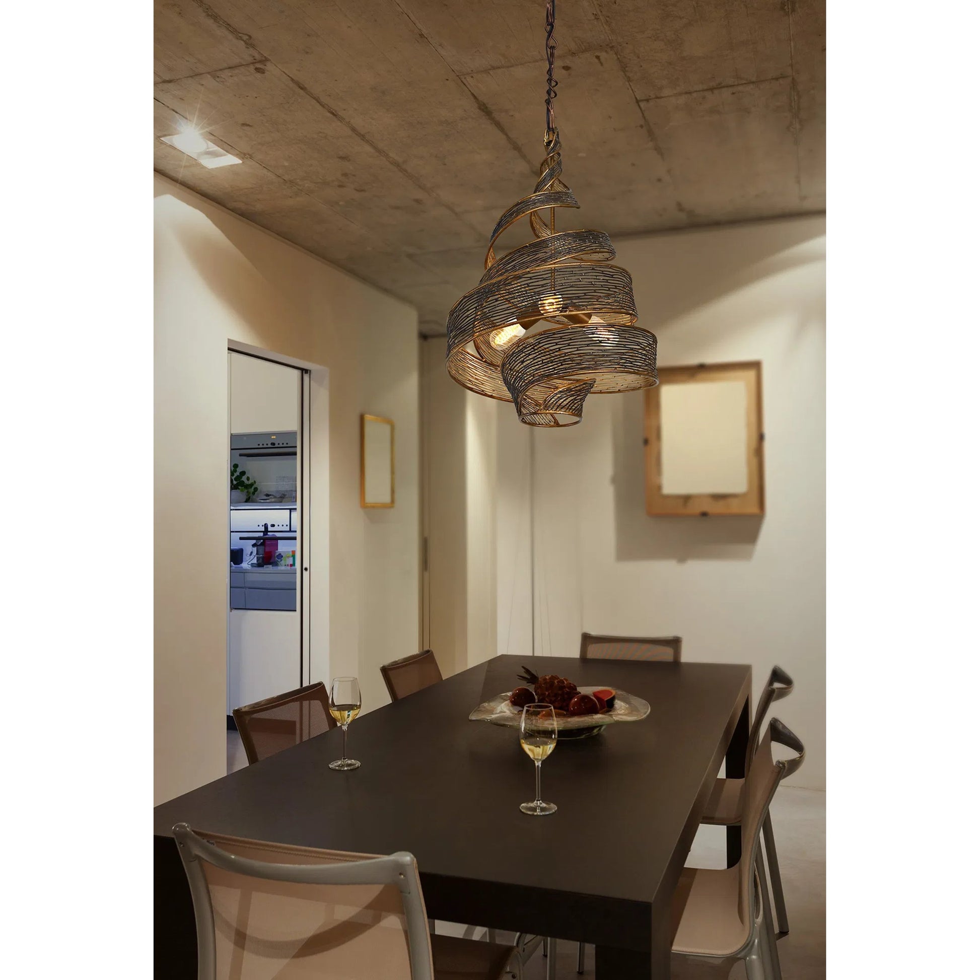 Flow Twist Pendant by Varaluz. Made from unique in a modern style.