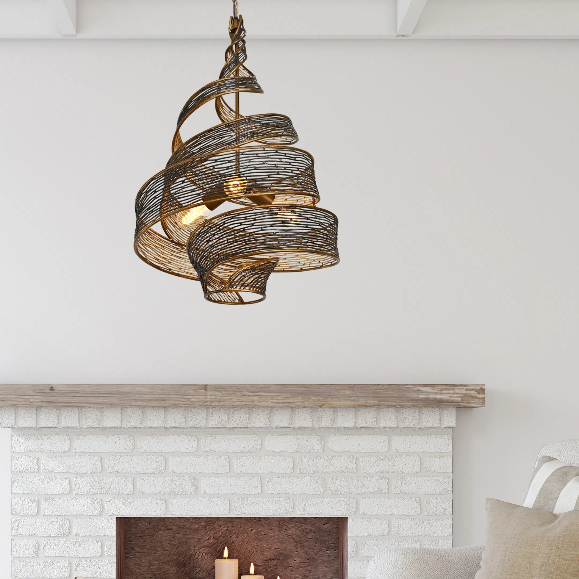 Flow Twist Pendant by Varaluz. Made from unique in a modern style.