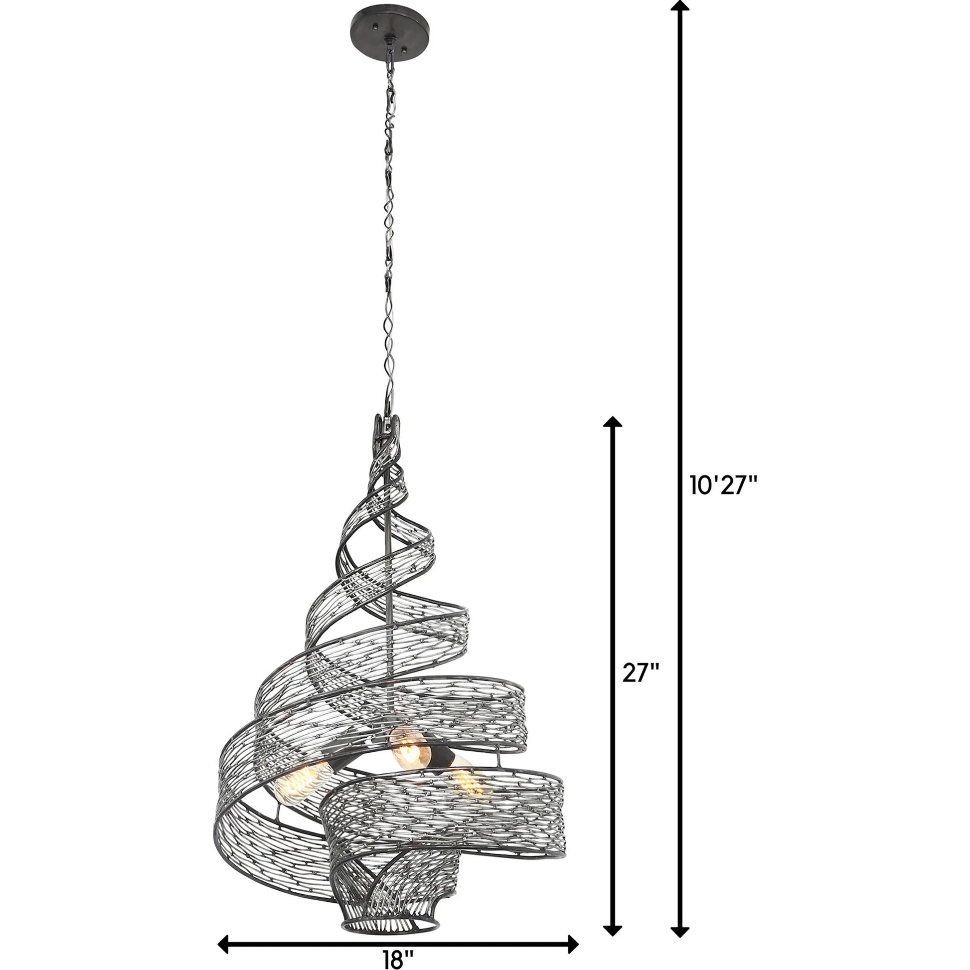 Flow Twist Pendant by Varaluz. Made from unique in a modern style.