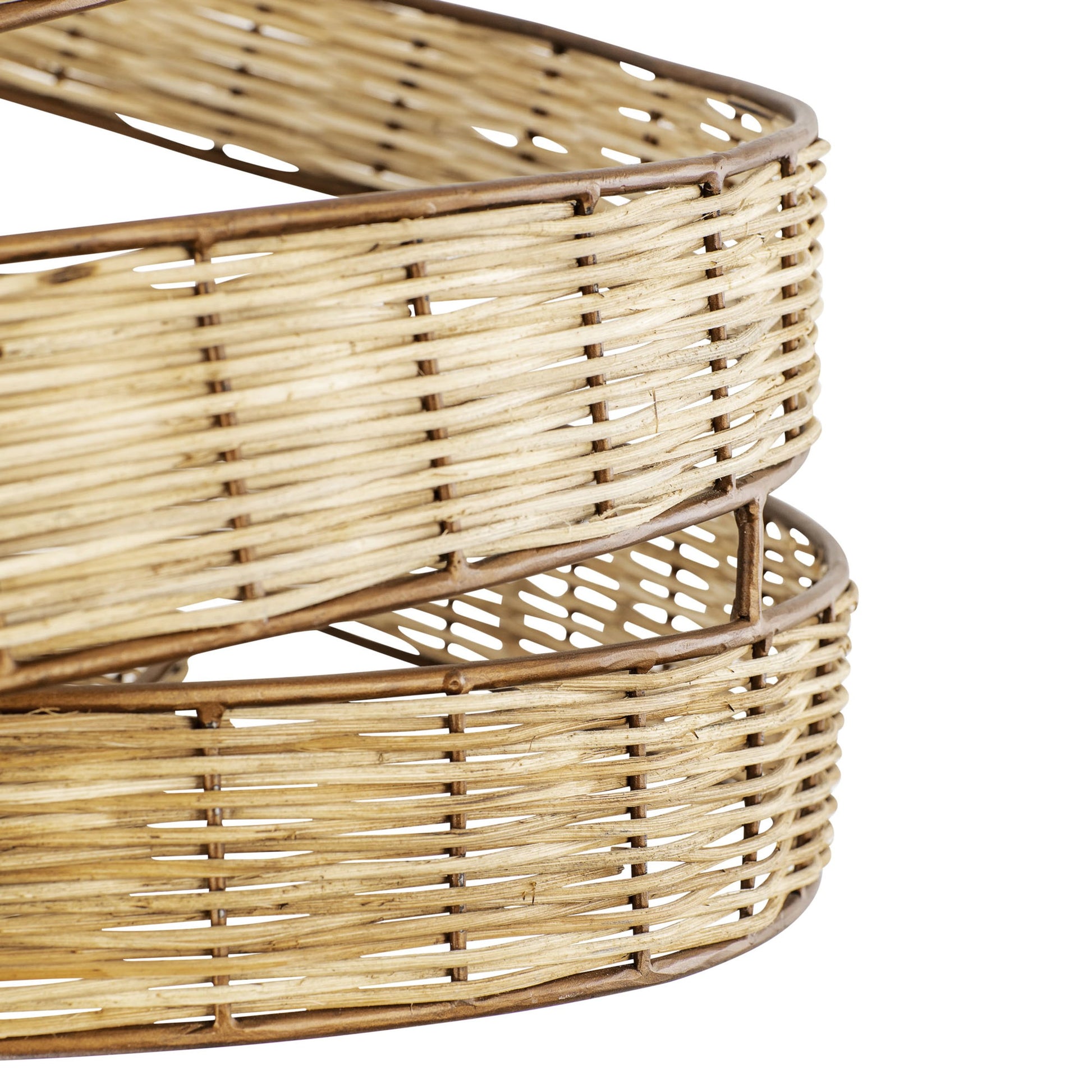 Flow II Twist 6-Light Pendant by Varaluz in baguette/natural rattan. Made from unique in a modern style.