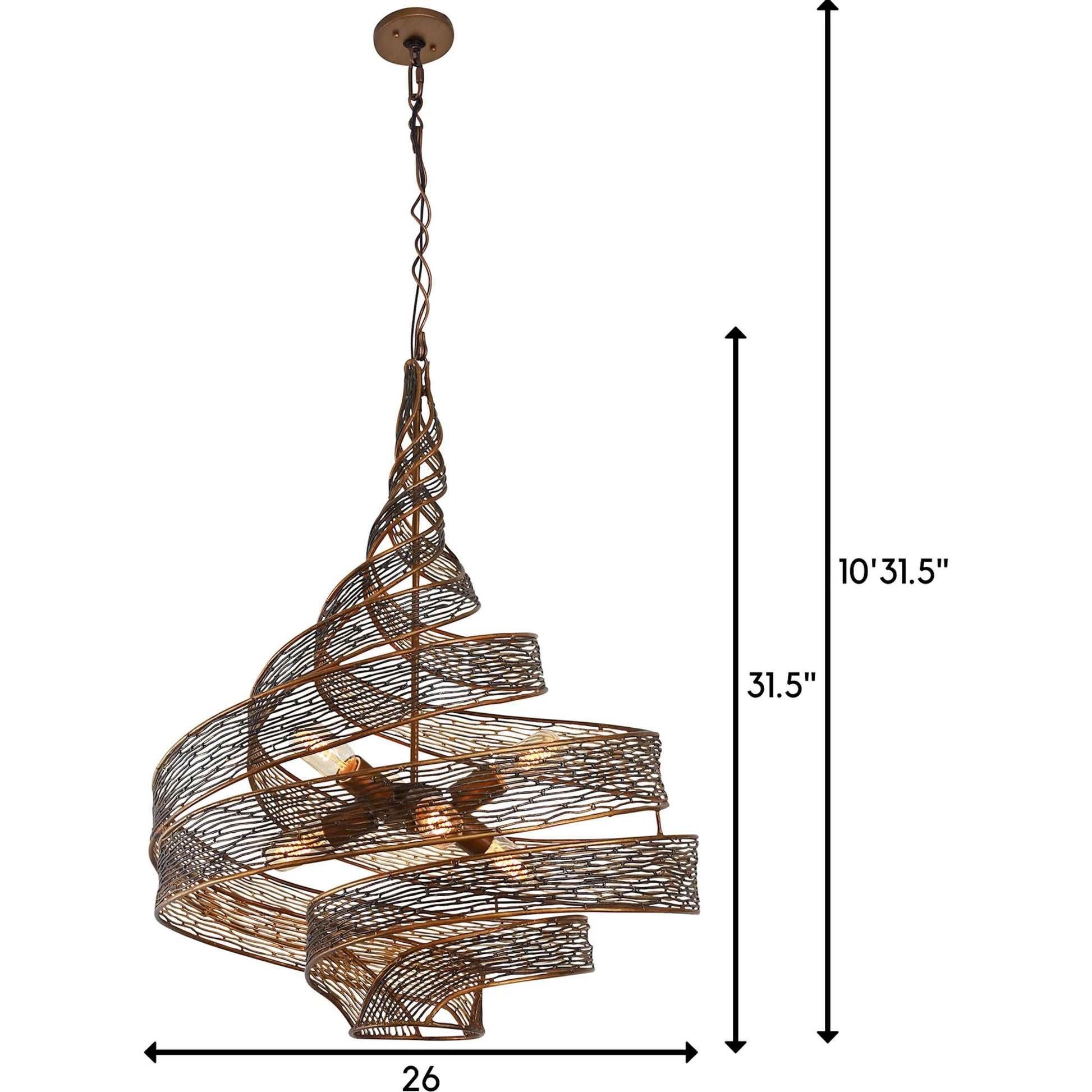Flow Twist Pendant by Varaluz. Made from unique in a modern style.