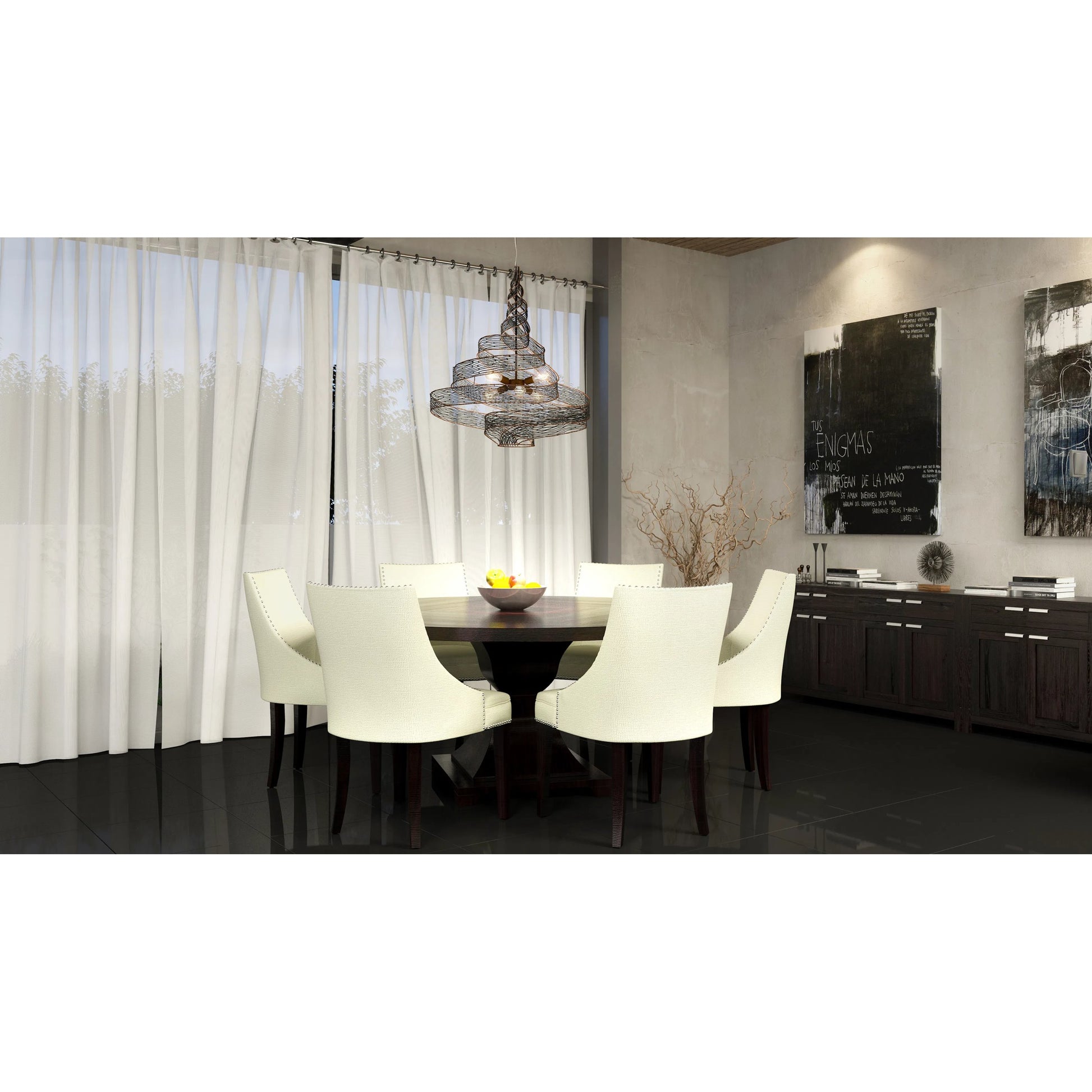 Flow Twist Pendant by Varaluz. Made from unique in a modern style.