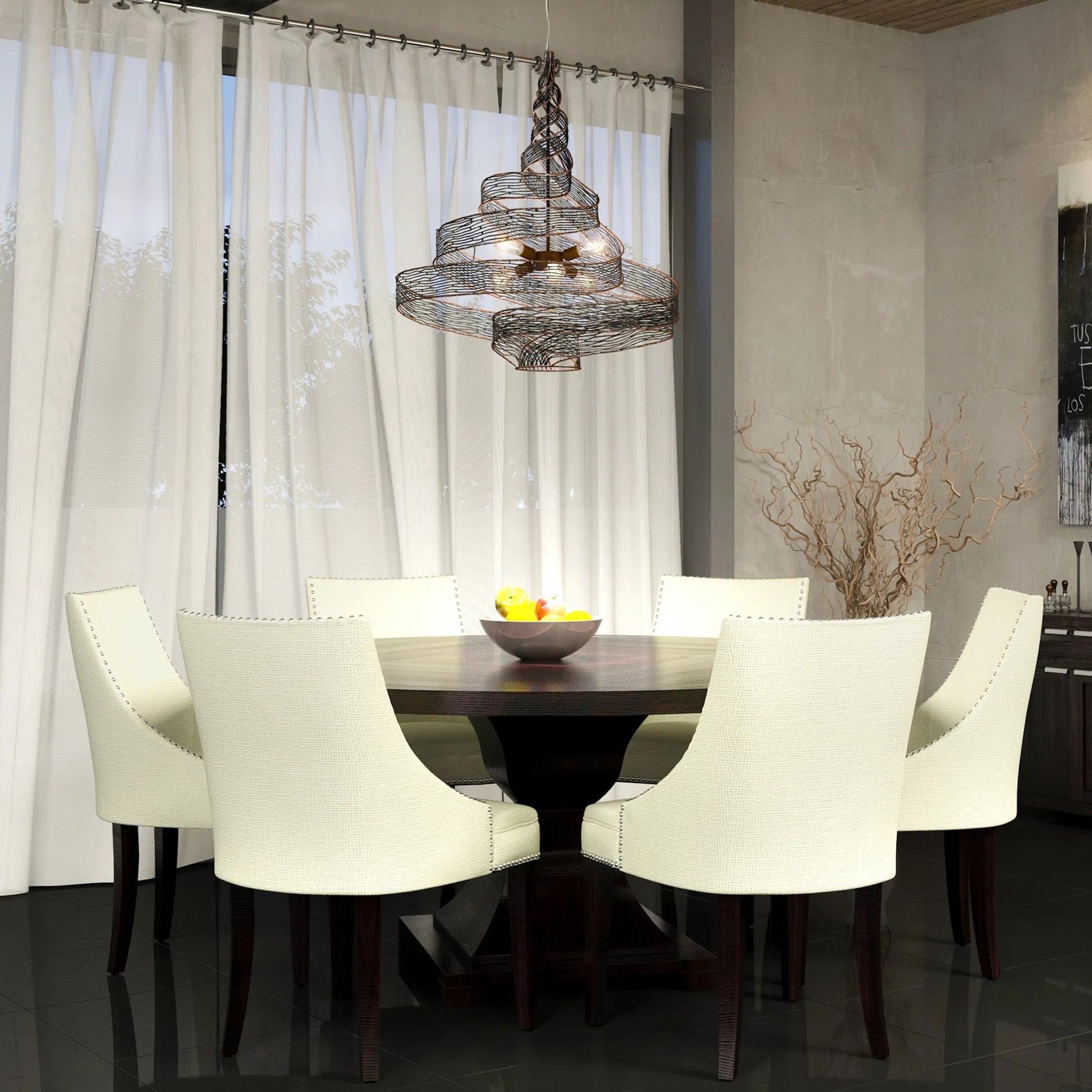 Flow Twist Pendant by Varaluz. Made from unique in a modern style.