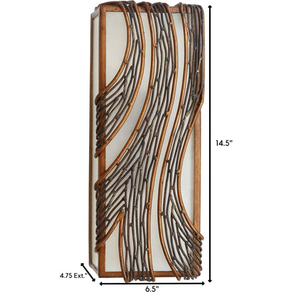 Flow Vertical Sconce by Varaluz. Made from unique in a modern style.