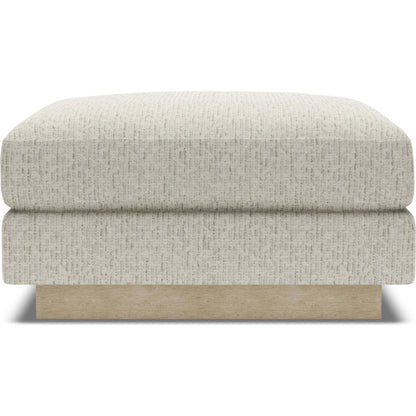 Lana Bumper Ottoman by Artistica Home in beige, tan and tan. Made from oak, fabric in a unique style.