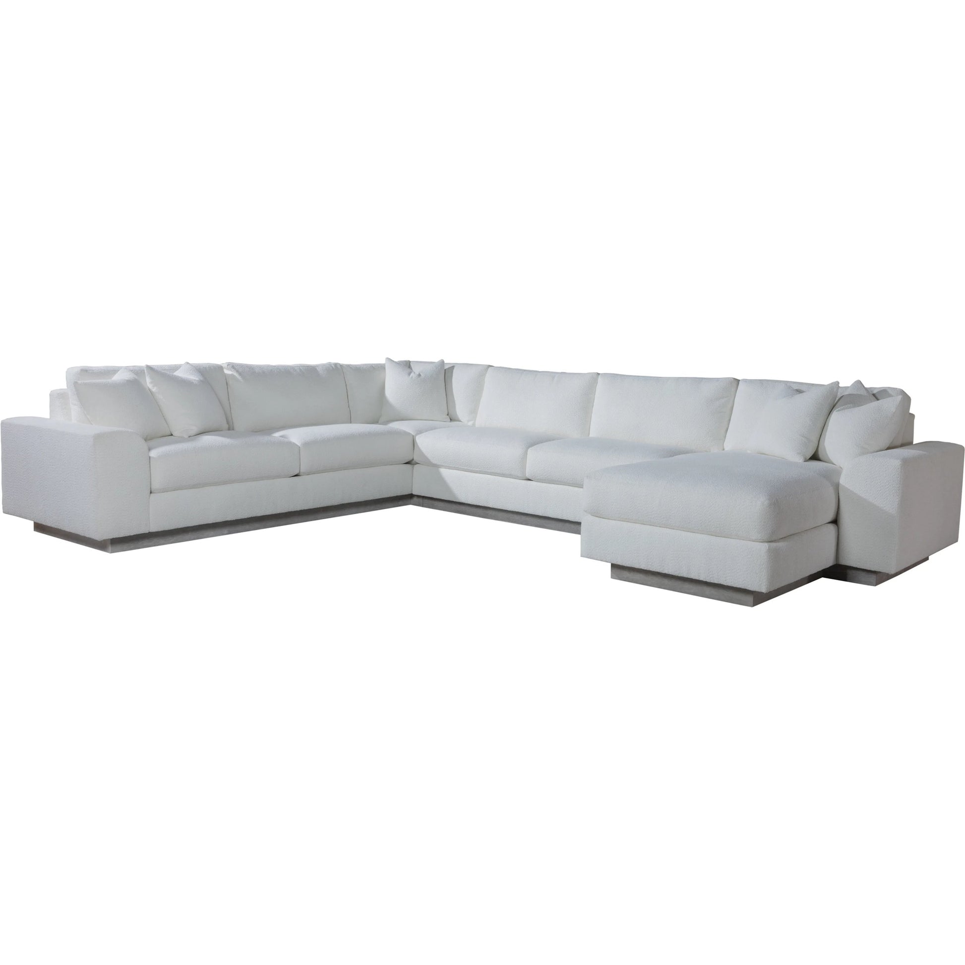 Lana Sectional Sofa by Artistica Home in shell. Made from unique in a unique style.