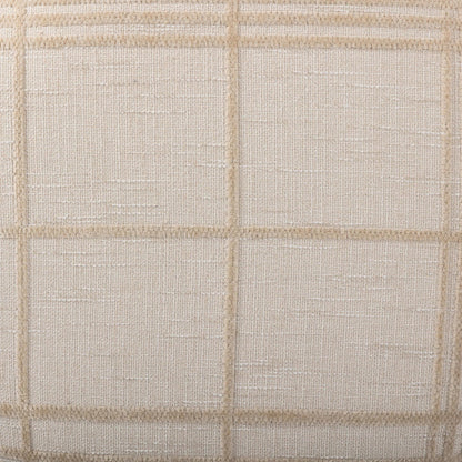 Louise Accent Stool by Four Hands in sheffield ivory, warm oak veneer. Made from 100% polyester, oak veneer in a transitional style.