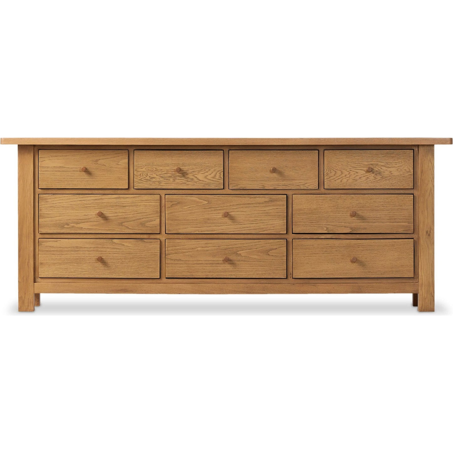 000 SI-2513291 | Additional Silo | Millbrook Dresser by Four Hands in natural light oak veneer. Made from oak veneer, solid oak in a transitional style.