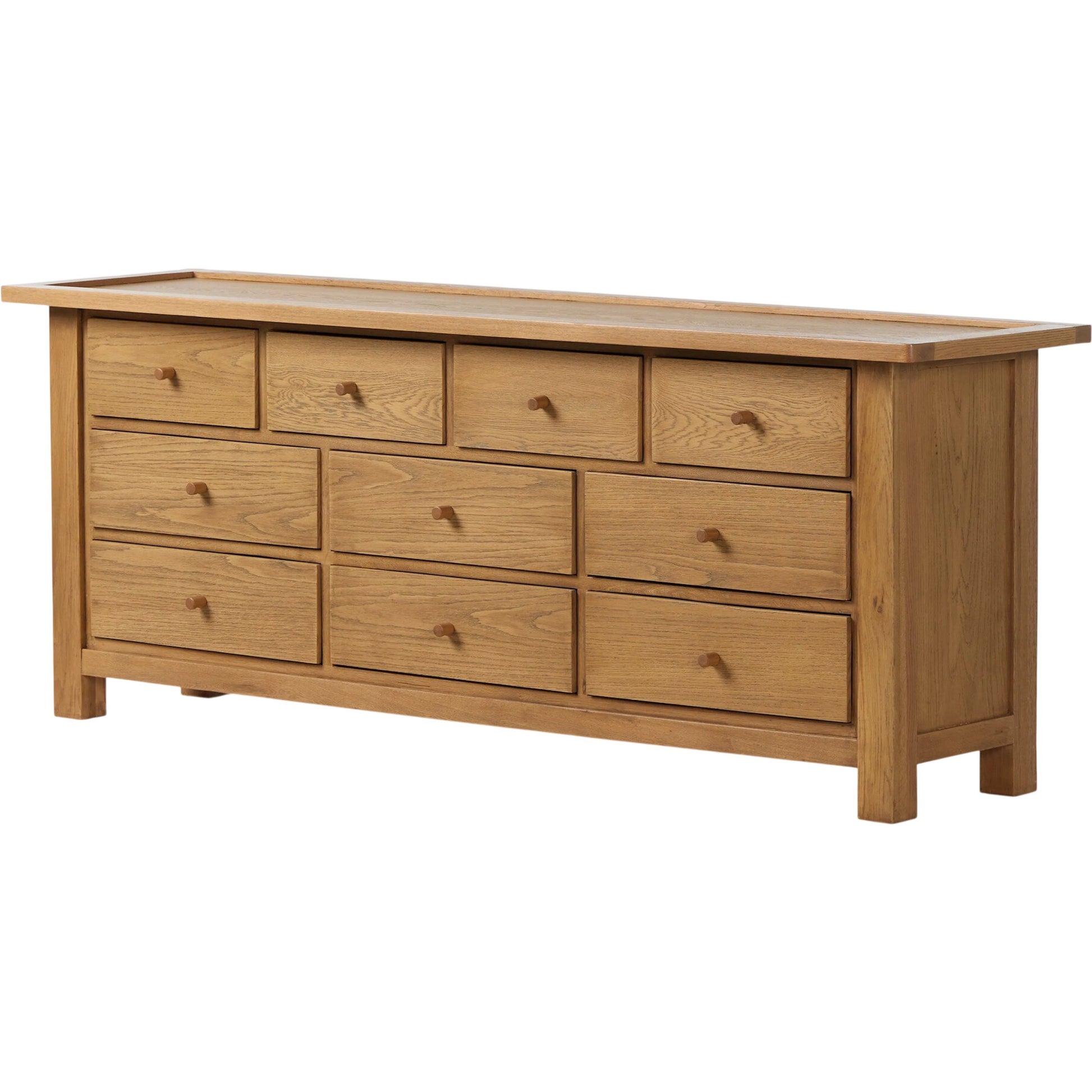 Millbrook Dresser by Four Hands in natural light oak veneer. Made from oak veneer, solid oak in a transitional style.