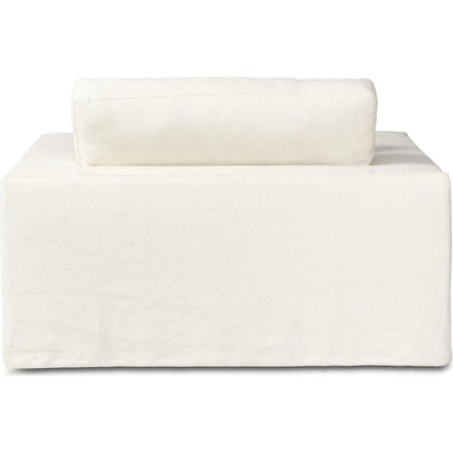 Ostend Outdoor Slipcover Chair by Four Hands in bombay flax. Made from 100% hemp in a transitional style.