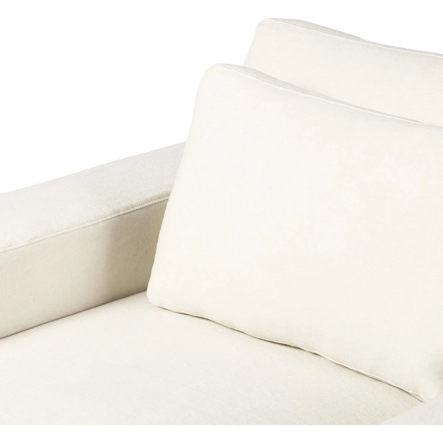 008 SI-2320204 | Closeup | Ostend Outdoor Slipcover Chair by Four Hands in bombay flax. Made from 100% hemp in a transitional style.