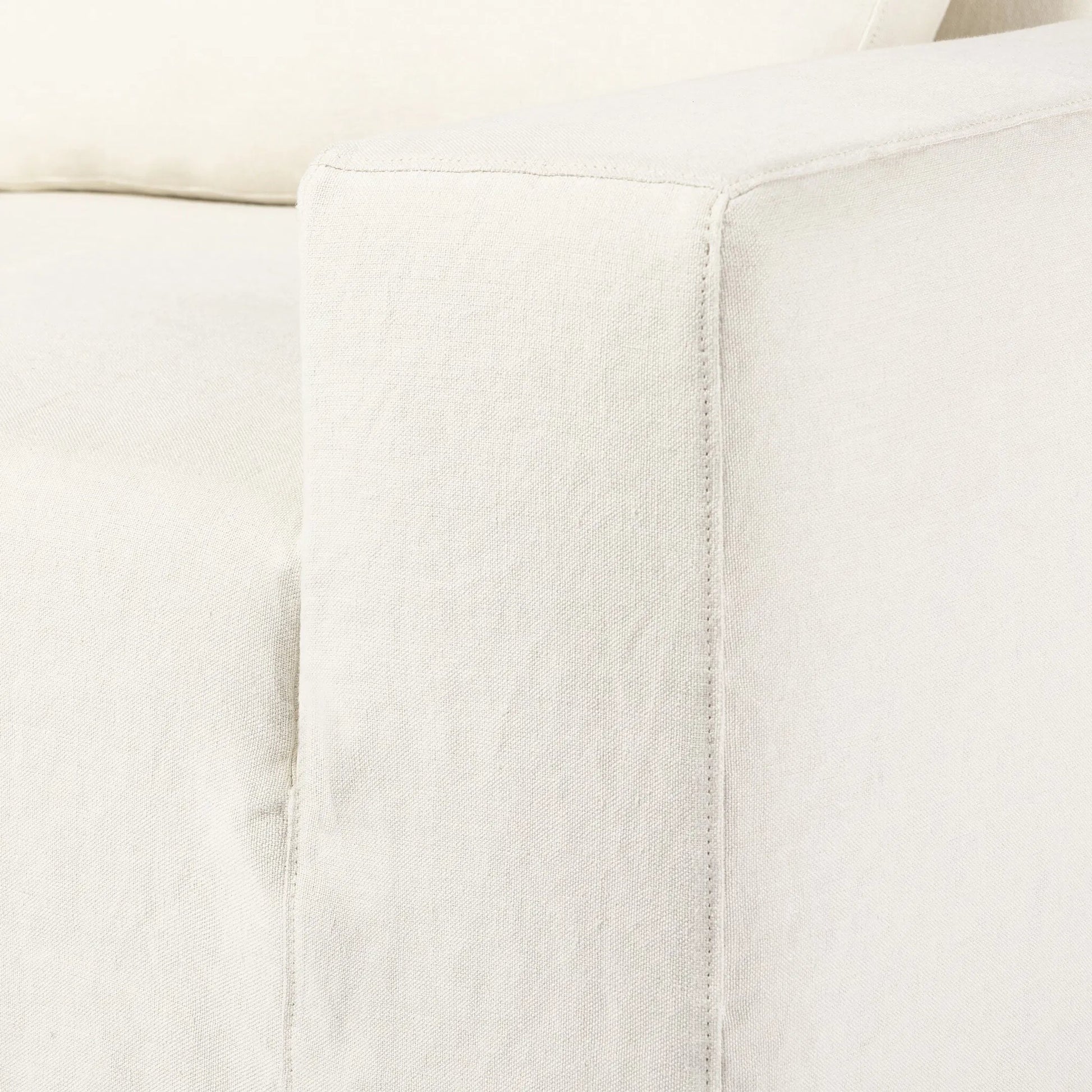 Ostend Outdoor Slipcover Chair by Four Hands in bombay flax. Made from 100% hemp in a transitional style.