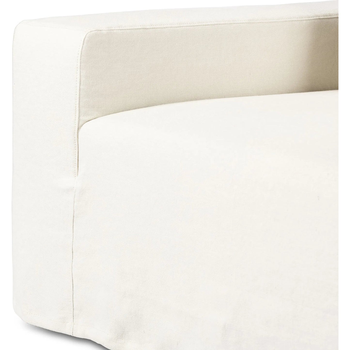 010 SI-2320204 | Closeup | Ostend Outdoor Slipcover Chair by Four Hands in bombay flax. Made from 100% hemp in a transitional style.