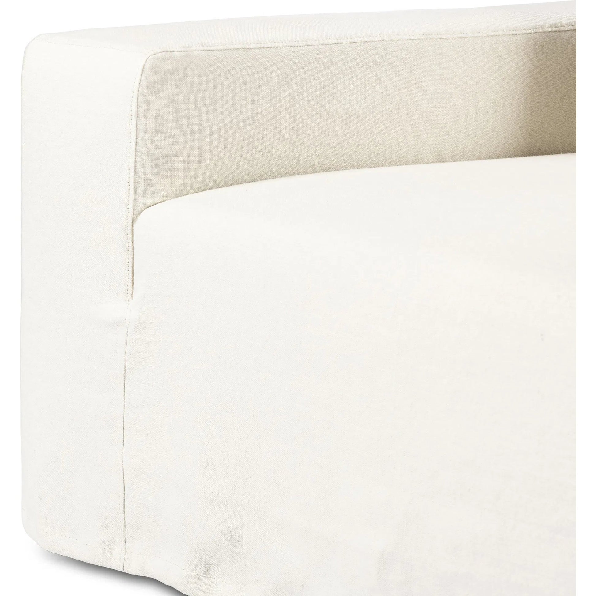 Ostend Outdoor Slipcover Chair by Four Hands in bombay flax. Made from 100% hemp in a transitional style.