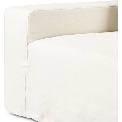 Ostend Outdoor Slipcover Chair by Four Hands in bombay flax. Made from 100% hemp in a transitional style.