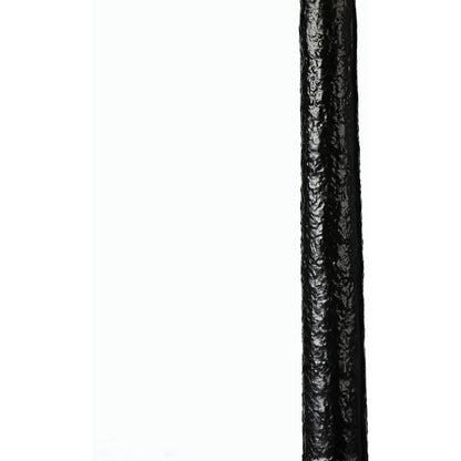Neville Floor Lamp by Four Hands in matte black cast aluminum, black cord and matte black cast aluminum. Made from aluminum, thermoplastic in a modern style.