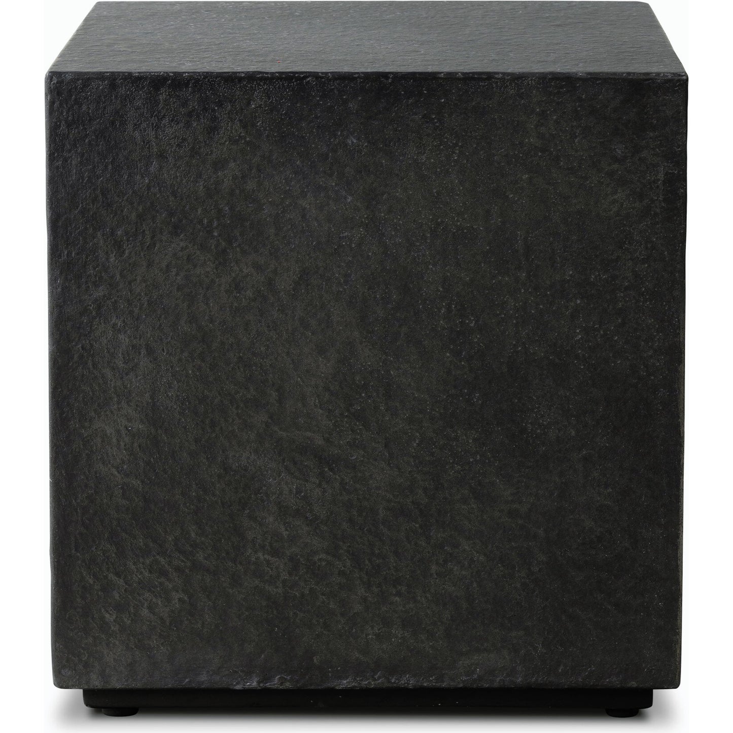 002 SI-2158202 | Additional Silo | Huesca Outdoor End Table by Four Hands in distressed graphite concrete. Made from concrete in a modern style.