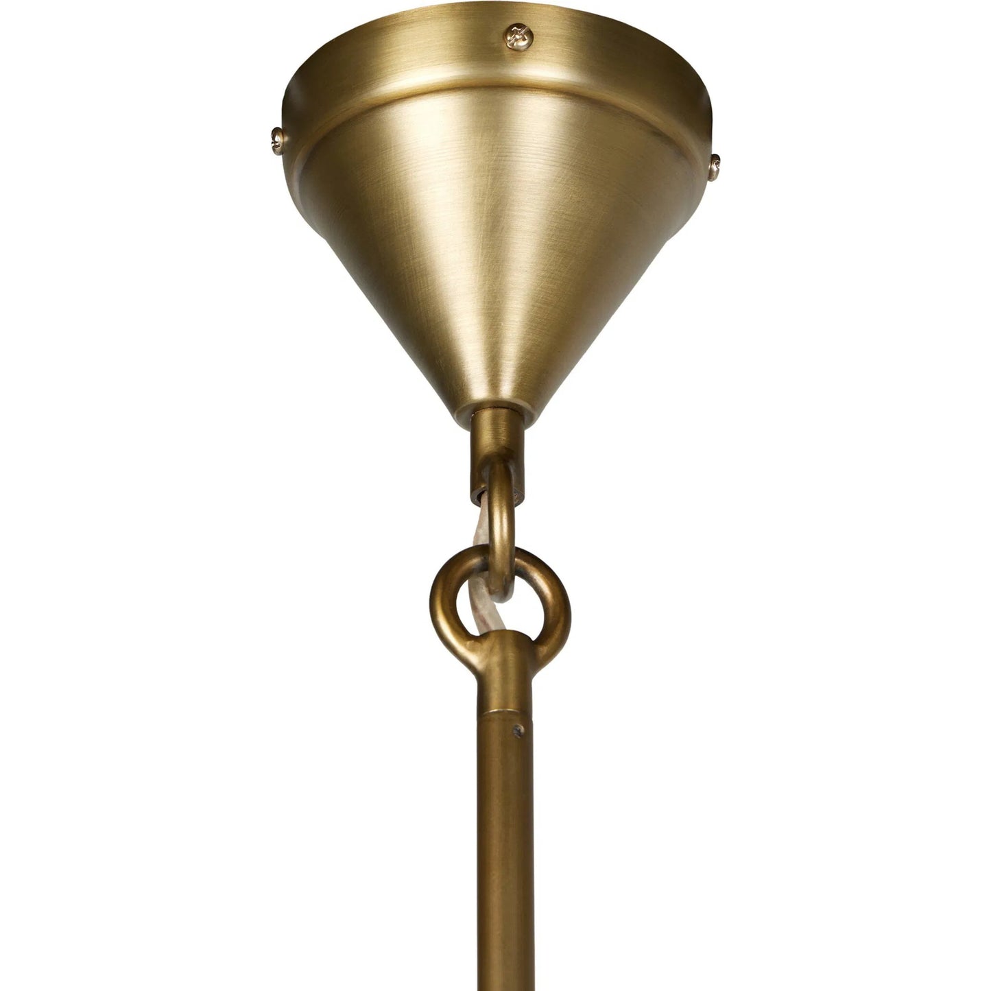 005 SI-2635335 | Closeup | Mozelle Pendant by Four Hands in milk glass, aged brass iron. Made from glass, iron in a unique style.