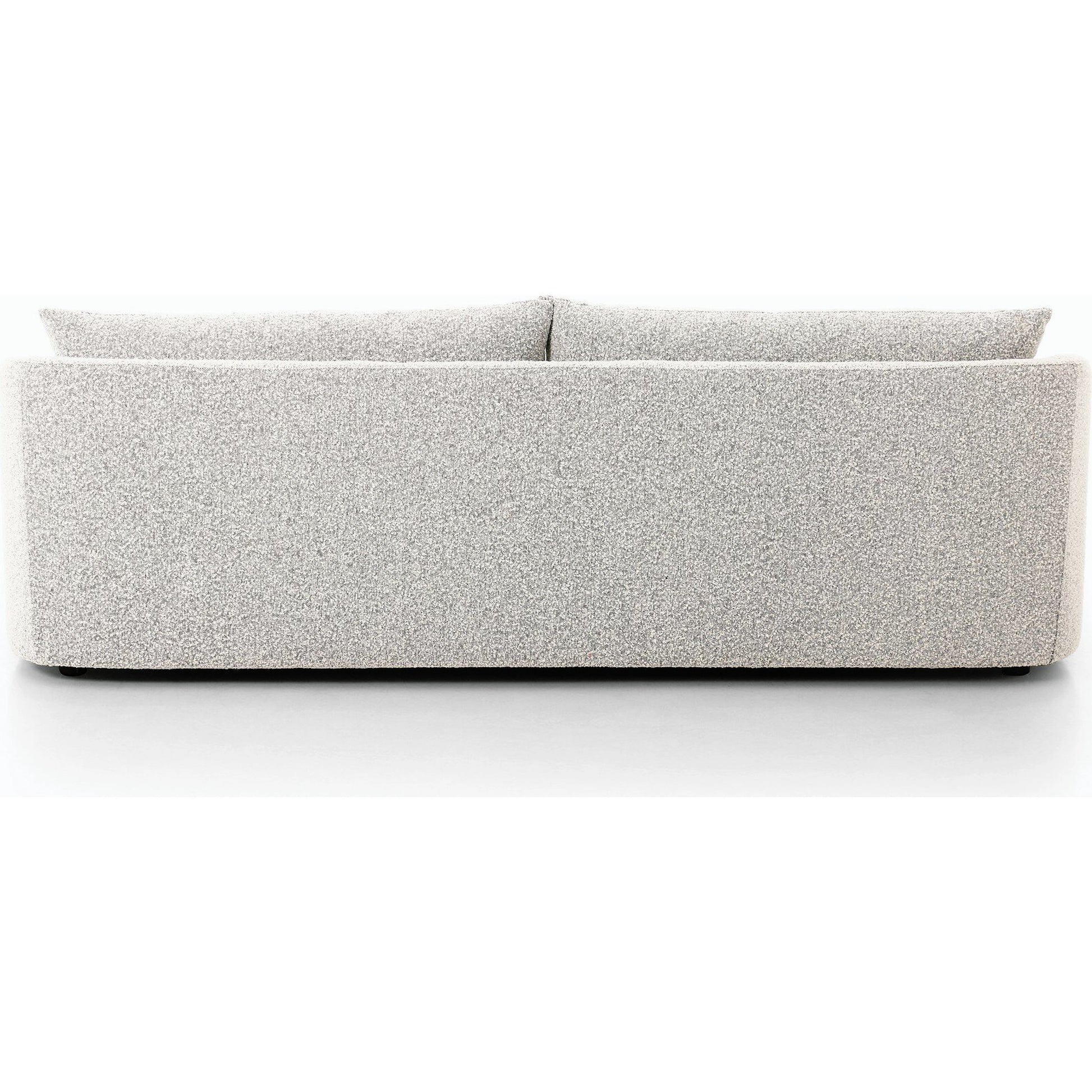 Topanga SOFA-97" by Four Hands in knoll domino. Made from 95% polyester, 5% acrylic, poplar plywood, 100% polyester in a modern style.
