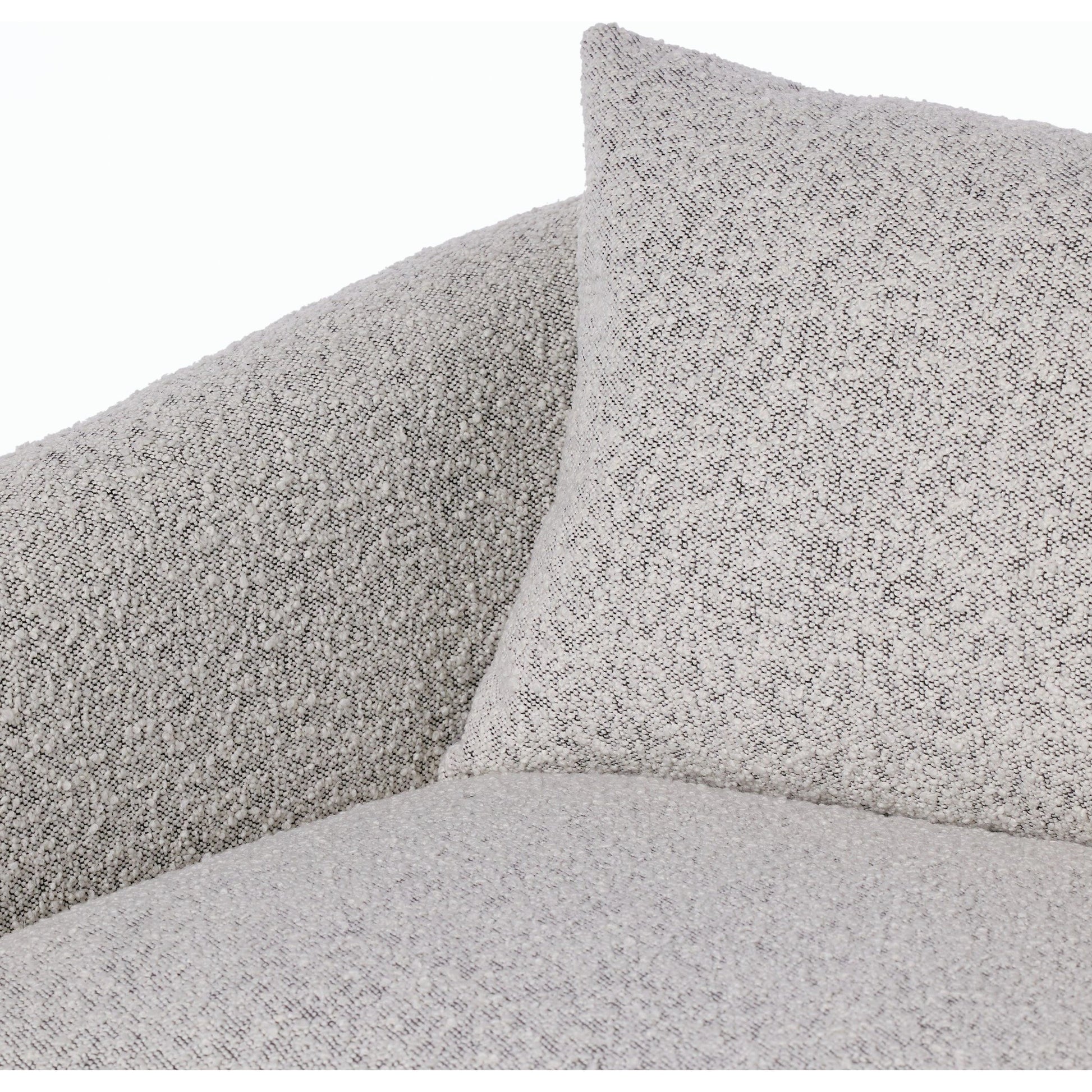Topanga SOFA-97" by Four Hands in knoll domino. Made from 95% polyester, 5% acrylic, poplar plywood, 100% polyester in a modern style.