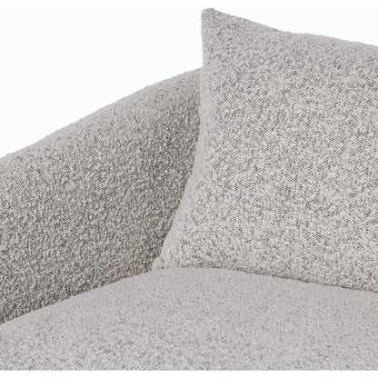 Topanga SOFA-97" by Four Hands in knoll domino. Made from 95% polyester, 5% acrylic, poplar plywood, 100% polyester in a modern style.