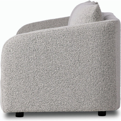 Topanga SOFA-97" by Four Hands in knoll domino. Made from 95% polyester, 5% acrylic, poplar plywood, 100% polyester in a modern style.