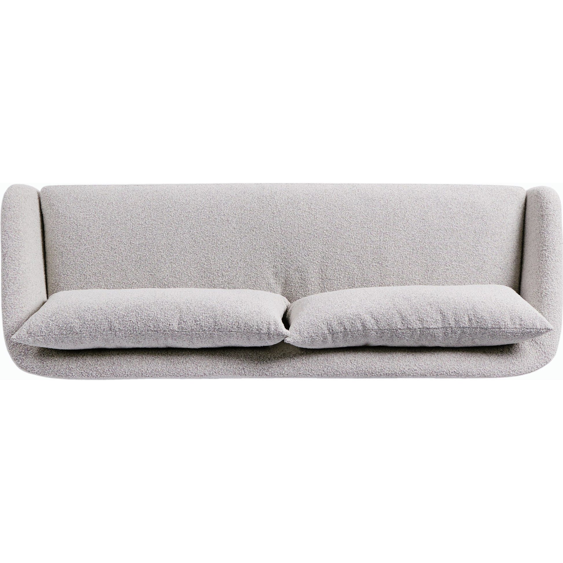 Topanga SOFA-97" by Four Hands in knoll domino. Made from 95% polyester, 5% acrylic, poplar plywood, 100% polyester in a modern style.