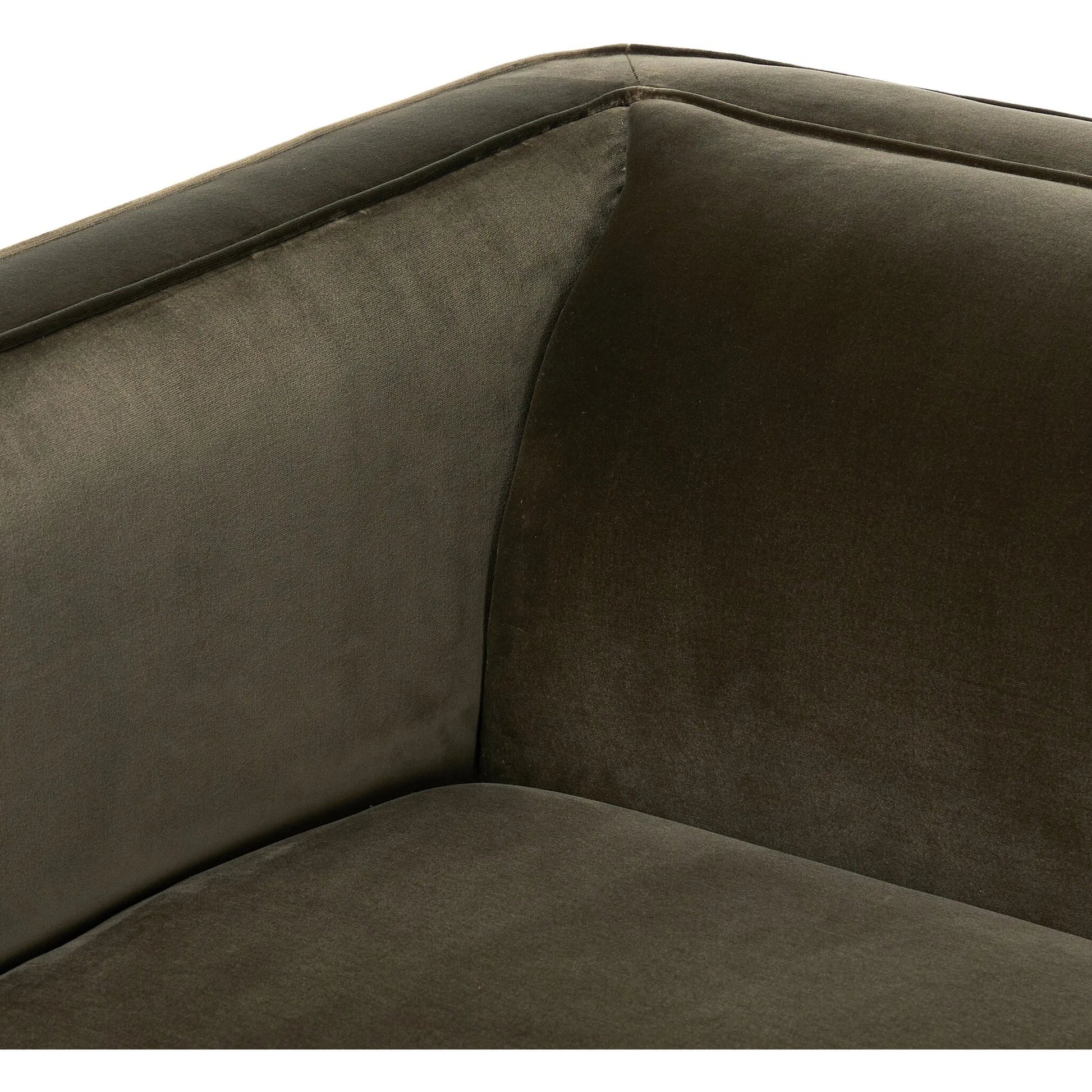Phillip Sofa by Four Hands in surrey olive. Made from 76.8% cotton, 23.2% polyester in a unique style.