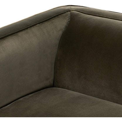 Phillip Sofa by Four Hands in surrey olive. Made from 76.8% cotton, 23.2% polyester in a unique style.