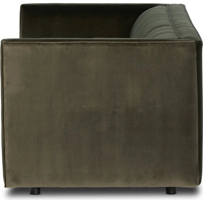 Phillip Sofa by Four Hands in surrey olive. Made from 76.8% cotton, 23.2% polyester in a unique style.