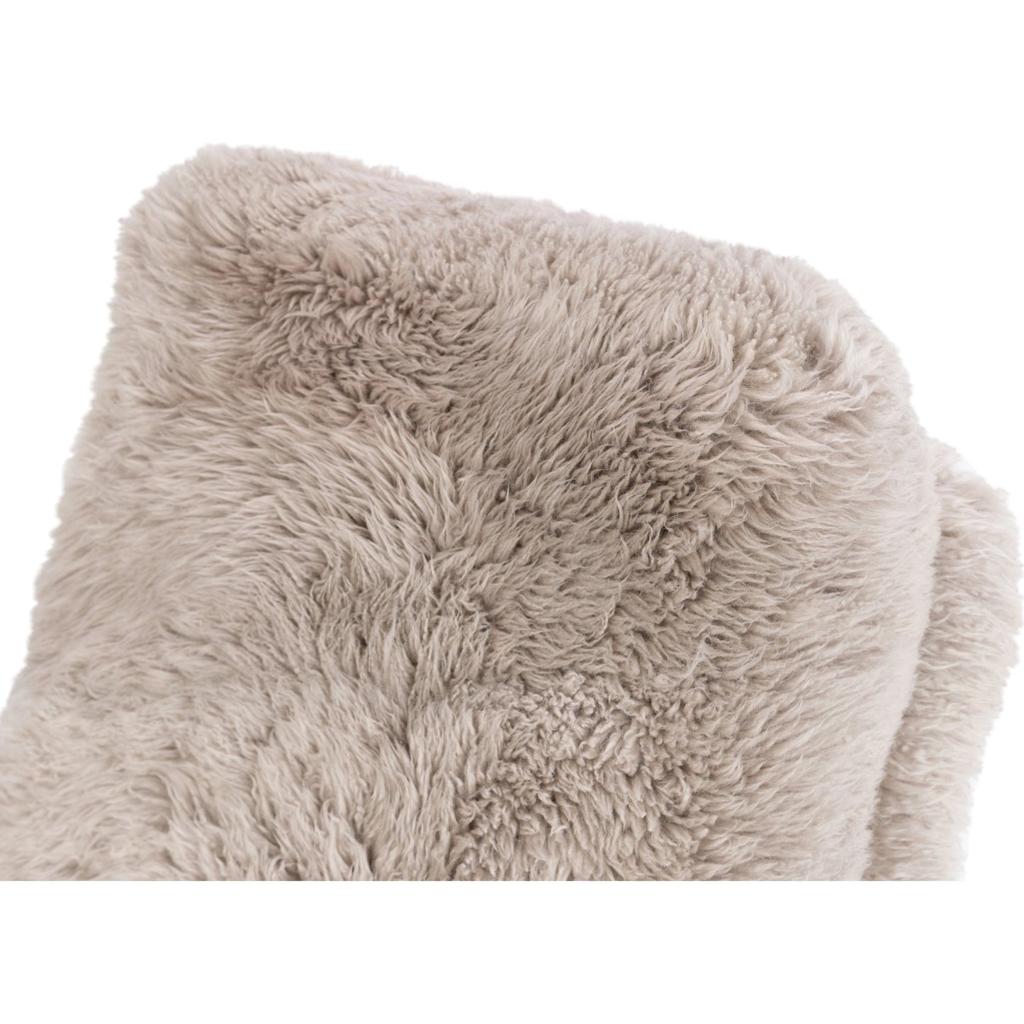 007 SI-2074793 | Additional Silo | Tobin Chair by Four Hands in taupe mongolian fur and terra brown. Made from mongolia fur, rubberwood veneer in a modern style.