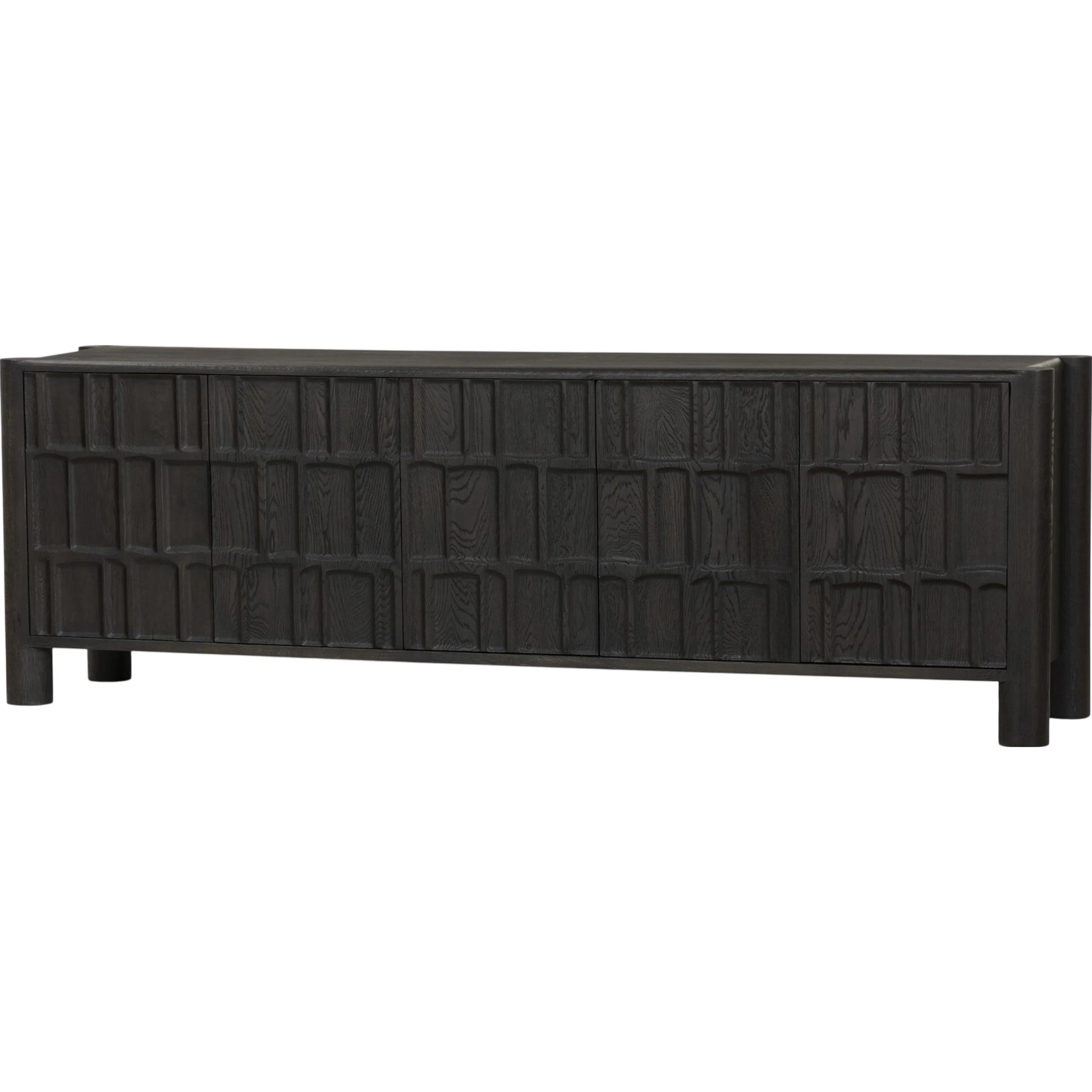 Ezri Media Console by Four Hands. Made from unique in a traditional style.