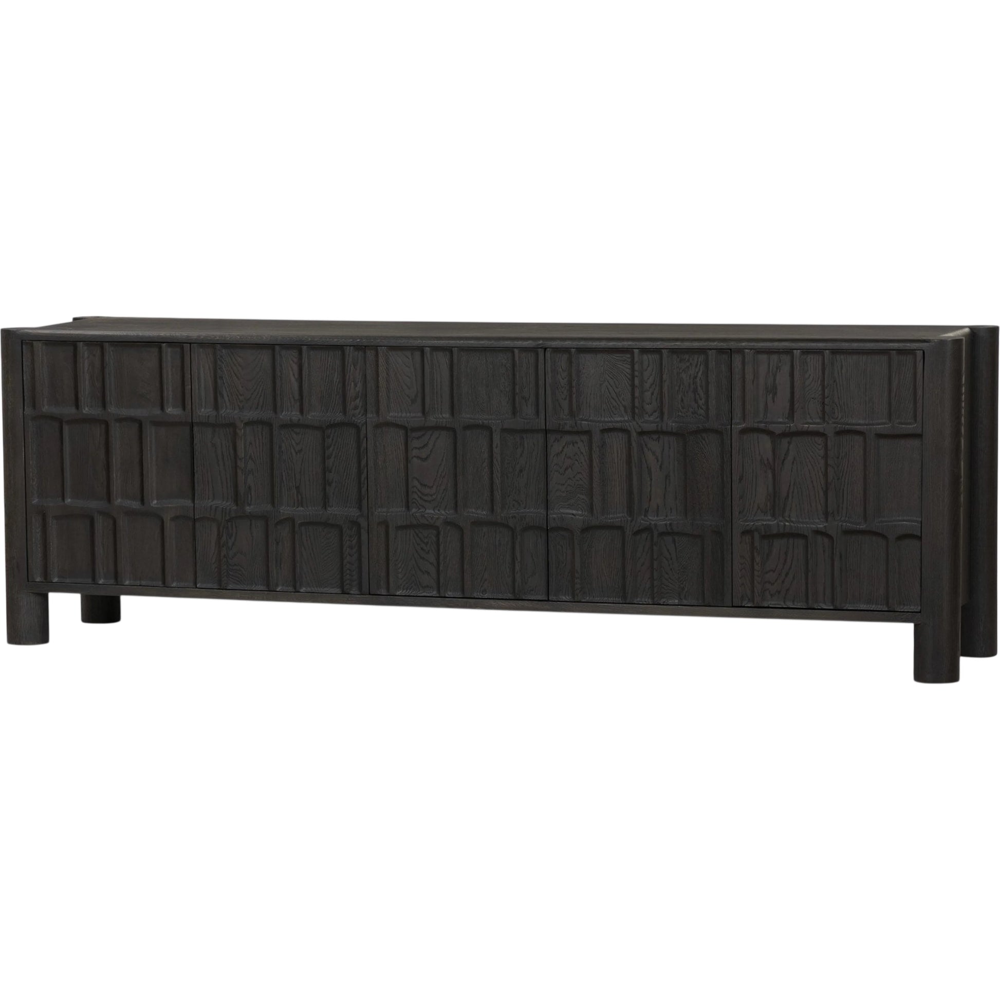 Ezri Media Console by Four Hands. Made from unique in a traditional style.