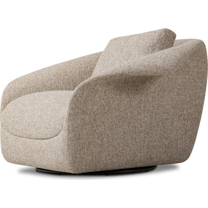 Ezra Swivel Chair by Four Hands. Made from unique in a transitional style.