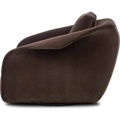 Ezra Swivel Chair by Four Hands. Made from unique in a transitional style.
