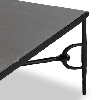 Babylon Coffee Table by Four Hands. Made from solid marble, iron in a modern style.