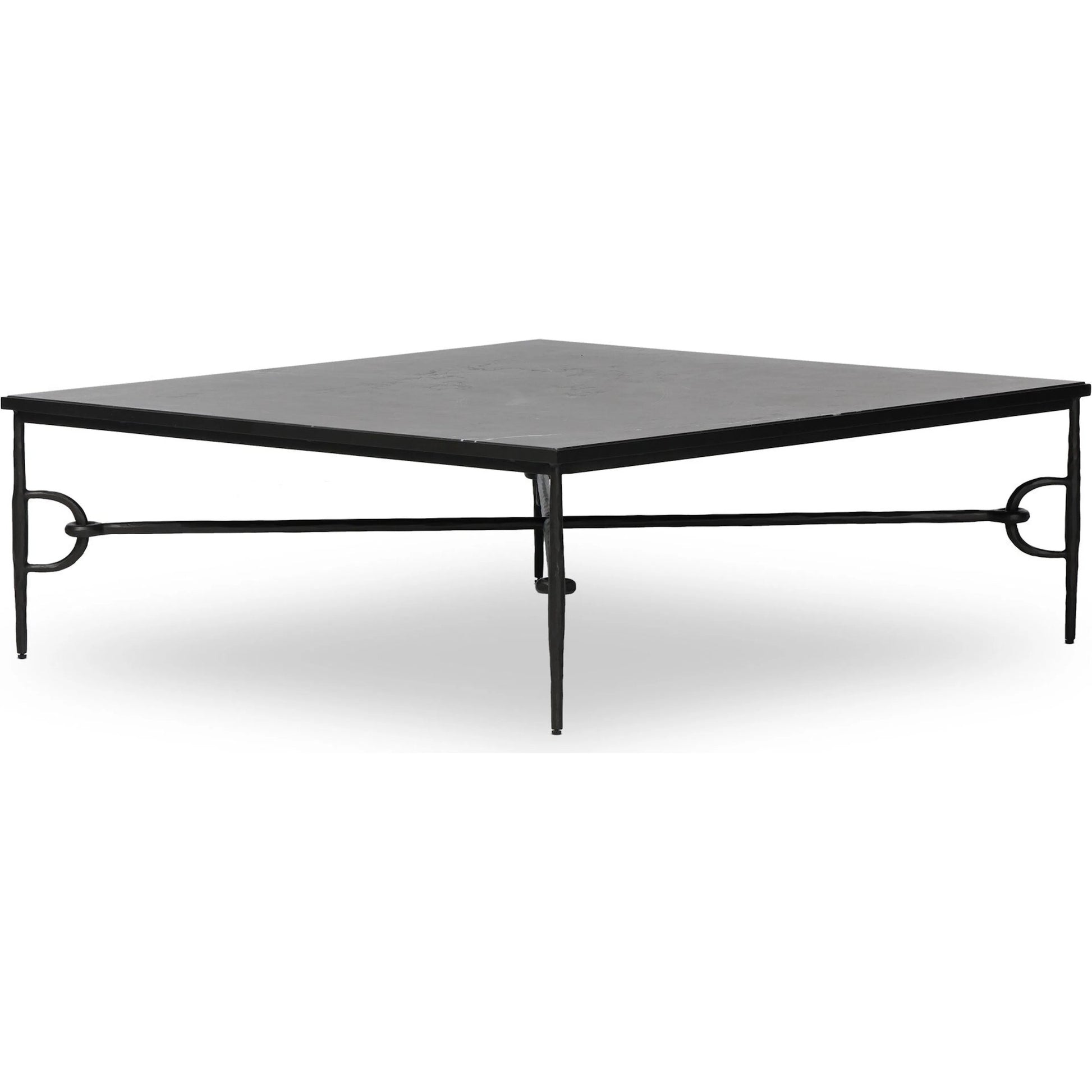 Babylon Coffee Table by Four Hands. Made from solid marble, iron in a modern style.