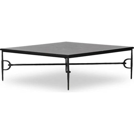 Babylon Coffee Table by Four Hands. Made from solid marble, iron in a unique style.