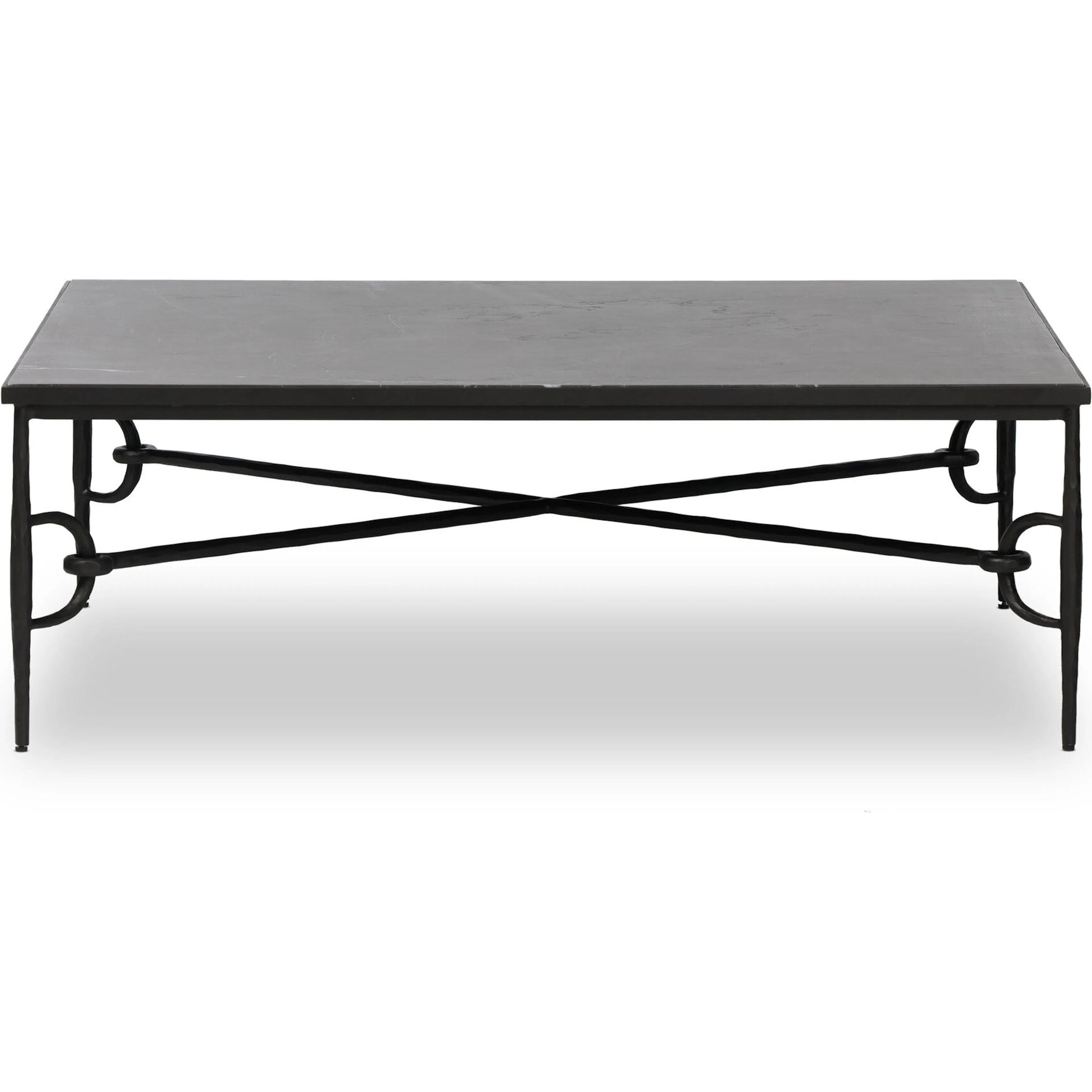 Babylon Coffee Table by Four Hands. Made from solid marble, iron in a modern style.