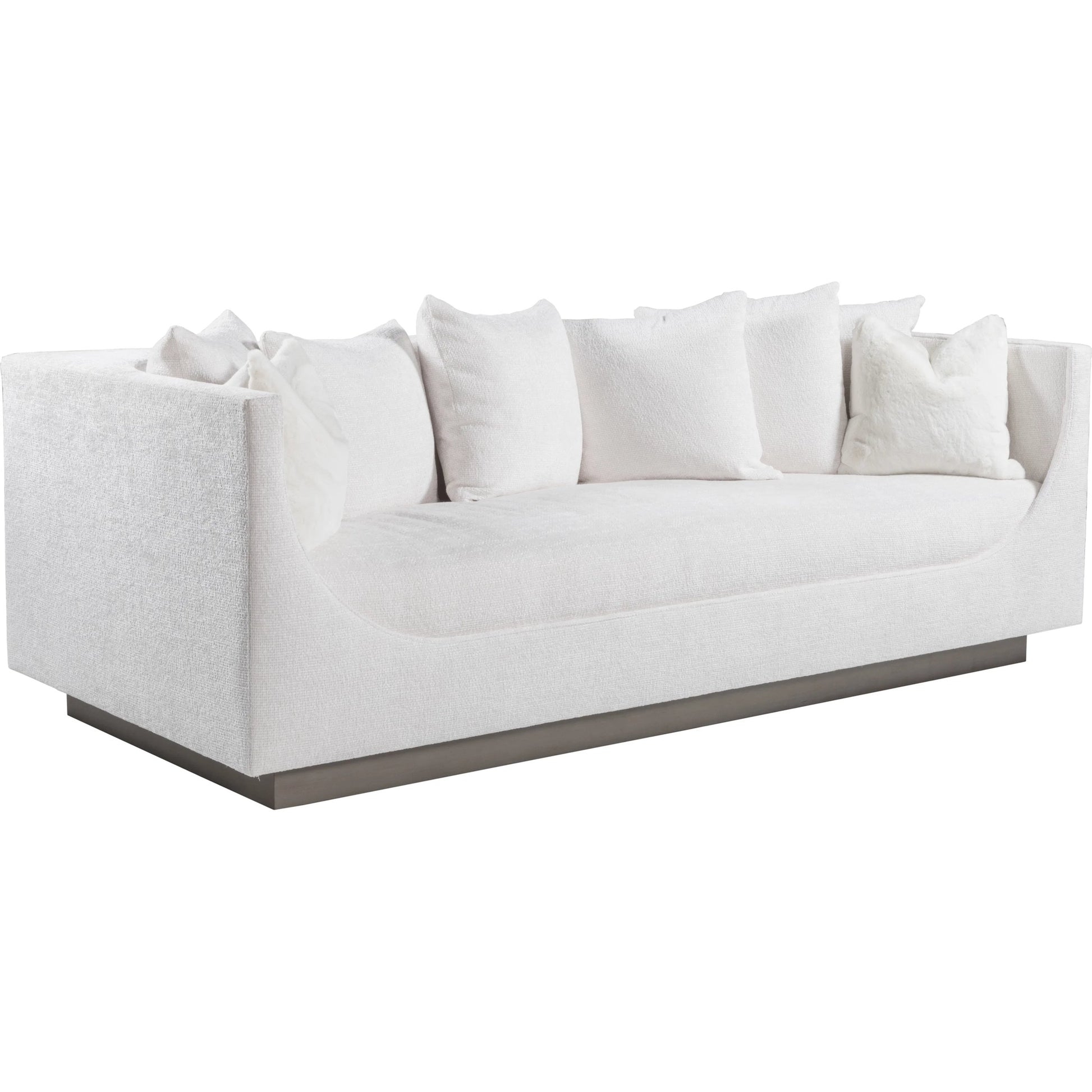 Claudette Bench Seat Sofa by Artistica Home in ivory and driftwood. Made from unique in a unique style.