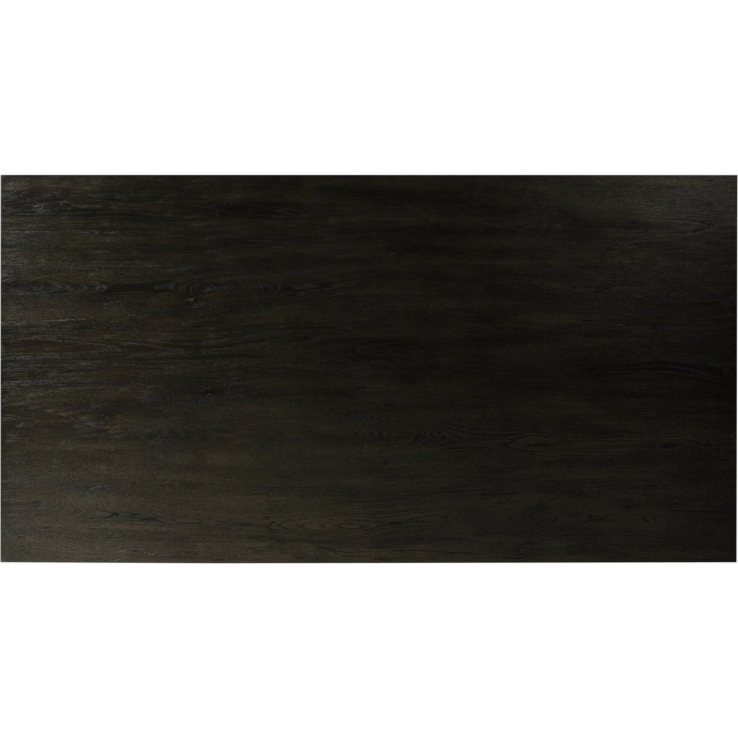 008 SI-2158204 | Closeup | Huxley Coffee Table by Four Hands in smoked black veneer. Made from thick oak veneer, solid oak in a modern style.