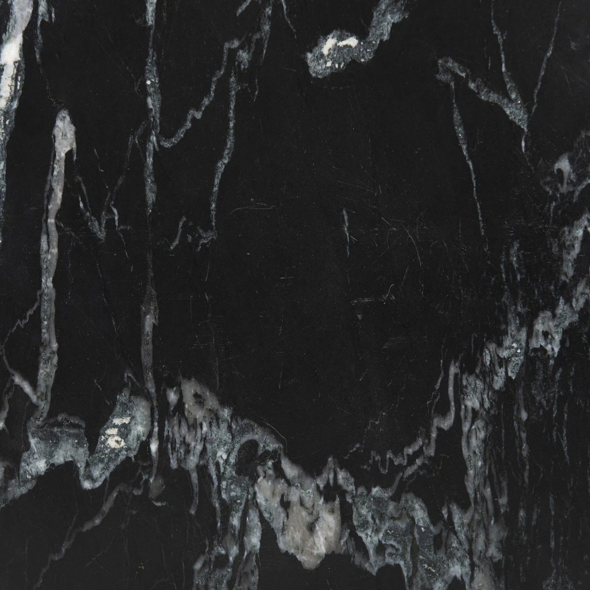 Polli End Table by Four Hands in black marble. Made from solid marble in a modern style.