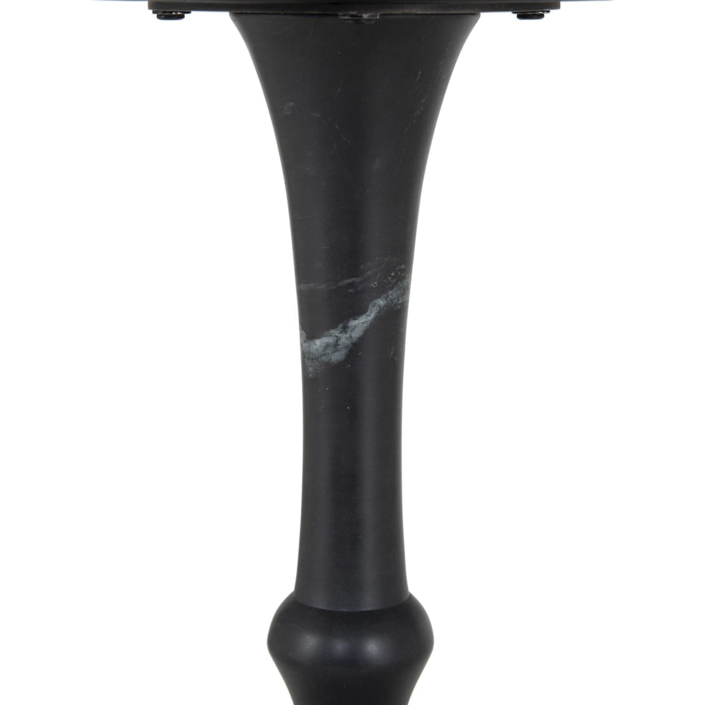 005 SI-2320216 | Closeup | Polli End Table by Four Hands in black marble. Made from solid marble in a modern style.