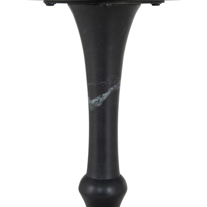 Polli End Table by Four Hands in black marble. Made from solid marble in a modern style.