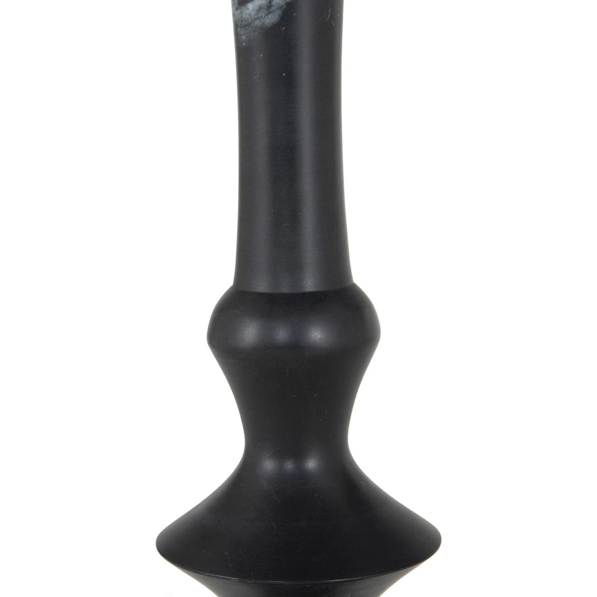 Polli End Table by Four Hands in black marble. Made from solid marble in a modern style.