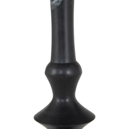 Polli End Table by Four Hands in black marble. Made from solid marble in a modern style.