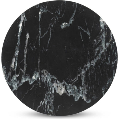 Polli End Table by Four Hands in black marble. Made from solid marble in a modern style.