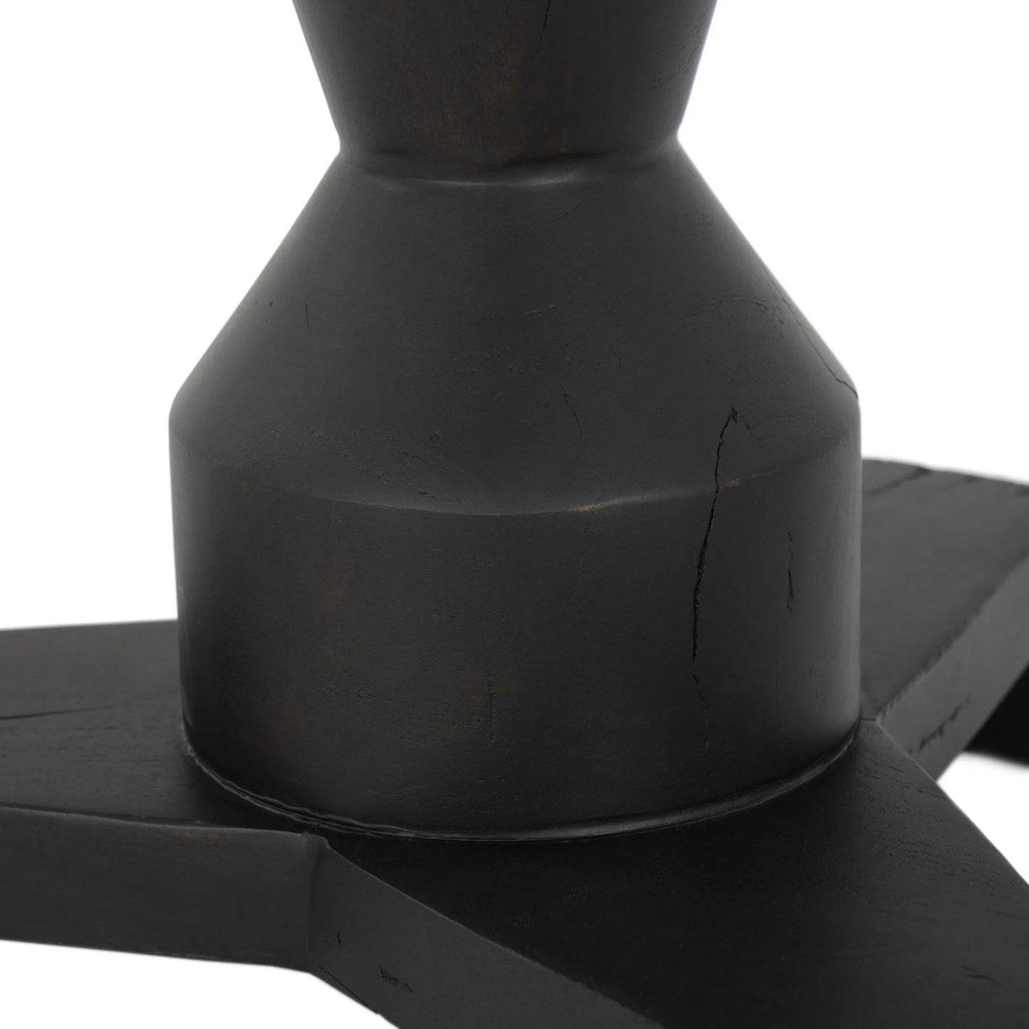 017 SI-2535298 | Closeup | Rivi End Table by Four Hands in dark reclaimed. Made from solid mixed reclaimed wood in a traditional style.